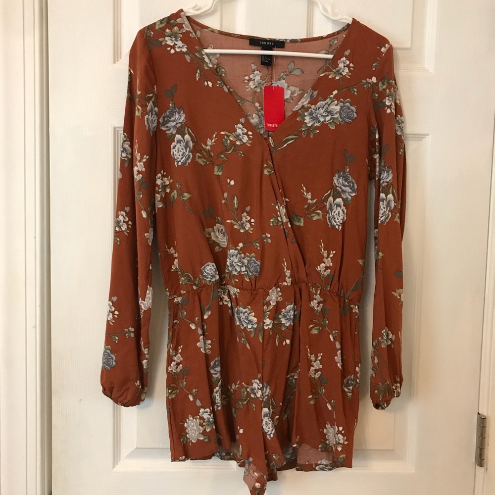 Forever21 floral romper